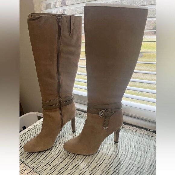 Antonio Melani Graycie Boots Sahara Sand Sz 10 - Picture 1 of 6